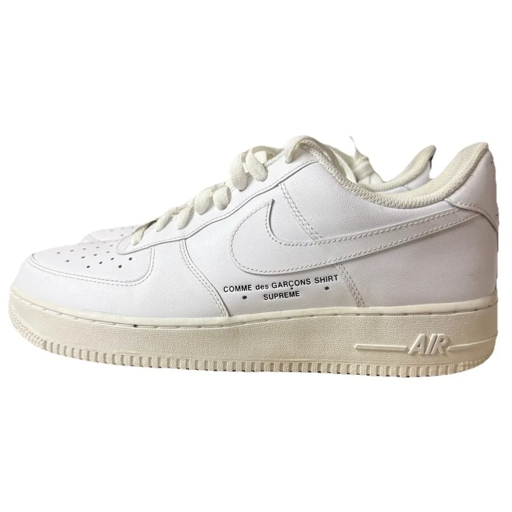 NIKE Air Force 1 07 LOW x Supreme x COMME des GARCONS | 923044-100 Men Size 9.5